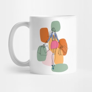 Girl Treat Yourself | Love for Shopping Mug